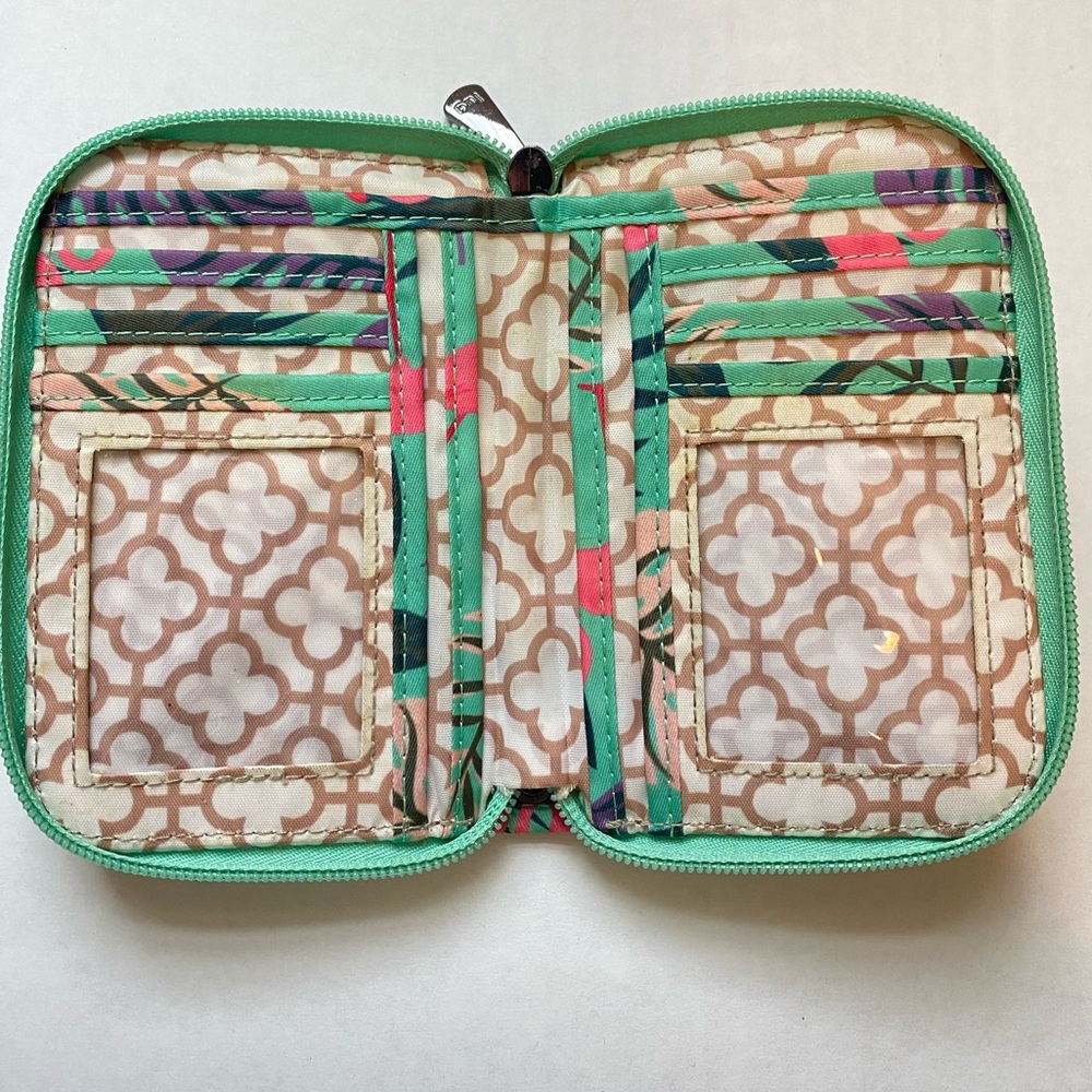 LUG Ranger 2 Crossbody Bag With Matching Wallet In Flamingo Mint Pattern - Picture 16 of 16
